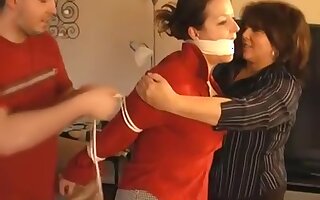 step mother and step son punish teacher